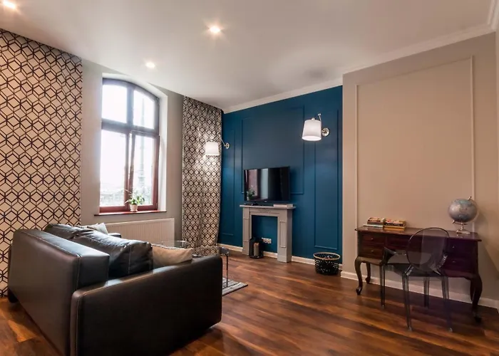 Apartment Livingroom 1 Self Check-in 24h Kattowitz